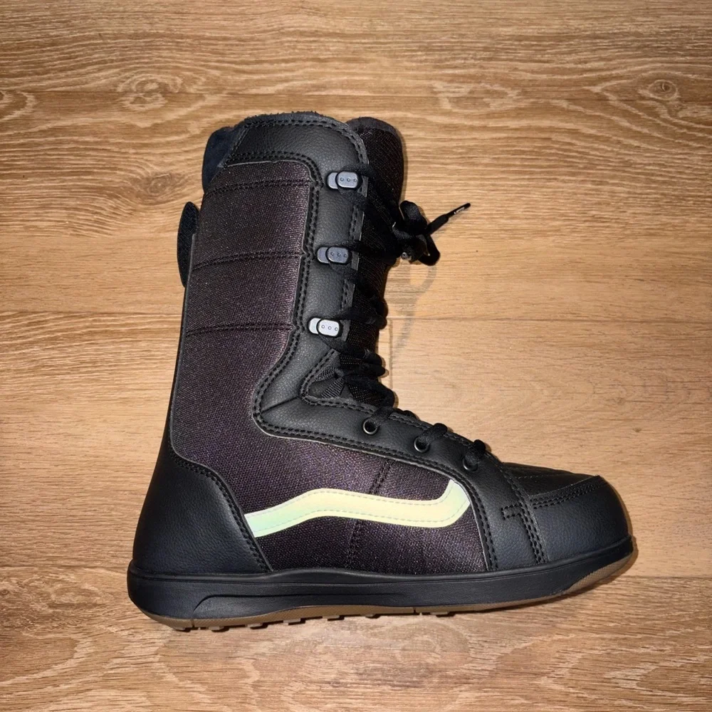 Left Shoe Only - VANS Hi Standard Snowboard Boots Black Mens Size 8.5 US New